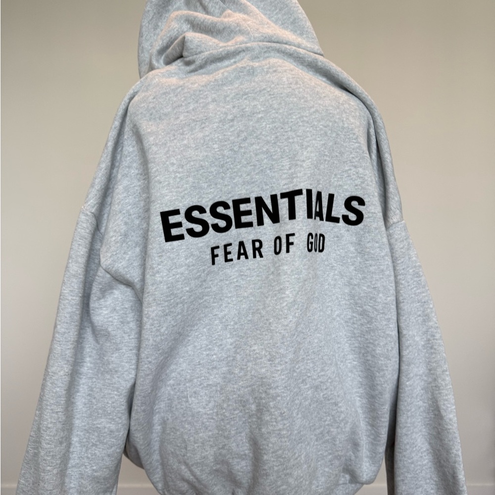 Essentials Light Gray Hoodie - image 2